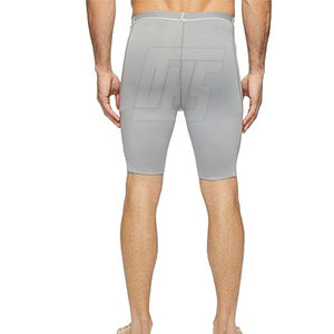 Shorts de compression pour hommes, tissu extensible, soutien musculaire, pour la salle de sport, l'entraînement, la course à pied et les vêtements de sport - Product Image 3