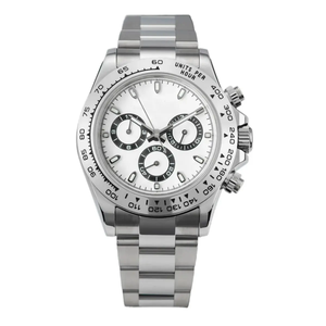 นาฬิกากลไกจักรกลสแตนเลสสุดหรูสำหรับผู้ชายนาฬิกาลำลองแบบคลาสสิกกันน้ำมีปฏิทิน - Product Image 4