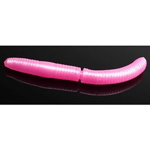 Señuelos Libra Fatty D-Worm Cheese, Cebo Vivo para Pesca de Trucha con Mosca, Color Rosa Perlado 018 - Product Image 1