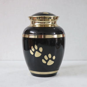Paw Pet Blue Urne de crémation classique de 8 pouces Urnes de crémation en métal Fournitures funéraires de fabricant indien Fournitures funéraires Urnes - Product Image 1