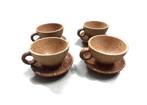 Tasse à thé en bois de coco artisanale vietnamienne, accessoire de cuisine exquis, verres écologiques naturels, parfait pour le thé - Product Image 6