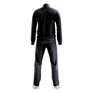 Ropa deportiva de calentamiento para hombre, precio al por mayor, trajes de jogging con capucha y cremallera OEM con tiras laterales, chándal para entrenamiento - Product Image 2