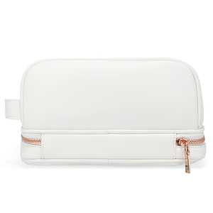 High Quality Luxury Women's Pillow Makeup <strong>Bag</strong> Zipper Closure Customizable Logo Low MOQ Leather Lining Travel <strong>Cosmetic</strong> Pouch <strong>Bag</strong> - Product Image 4