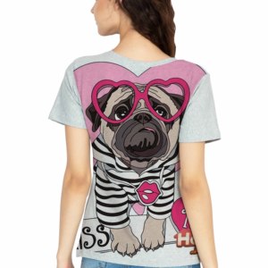 Camiseta con serigrafía personalizada Heavyweight 230gsm 100% Cotton Plain Dtg Print Heavyweight Camiseta de mujer de gran tamaño de alta calidad - Product Image 4