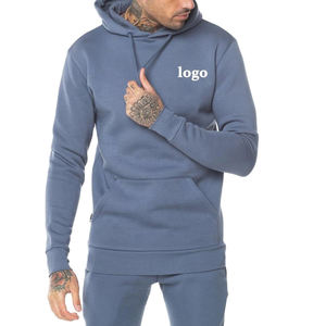 Vêtements de sport d'hiver en coton en gros pour l'entraînement, jogging pour la remise en forme, ensemble de survêtement à impression par sublimation, survêtement personnalisé pour homme - Product Image 5