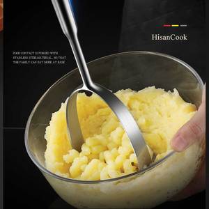 Kim loại Báo Chí Thêm lớn Twist dây thép không gỉ ricer Walnut khoai tây MASHER thép không gỉ - Product Image 3