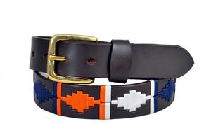 Ceinture décontractée en cuir véritable imprimé élégant POLO, fabriquée à la main en cuir pleine fleur tanné végétal, alliage unisexe, durable et écologique - Product Image 3