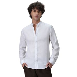 Nebbiosa <span class=keywords><strong>camicia</strong></span> di <span class=keywords><strong>lino</strong></span> misto bianco elegante verde Nude <span class=keywords><strong>Beige</strong></span> morbido resistente e perfetto per ogni occasione - Product Image 2