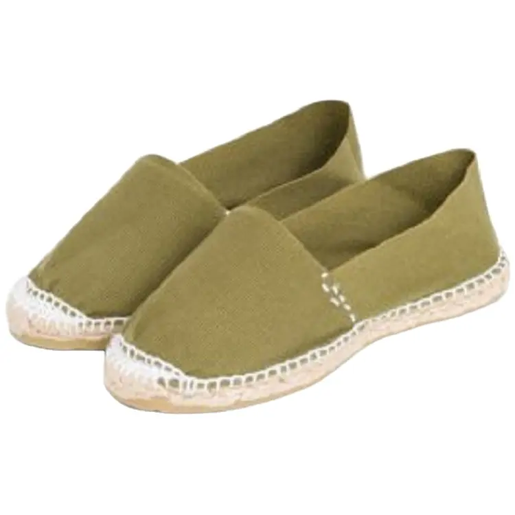 100% Natural Handmade Cotton Canvas Material Unisex Light Weight Espadrilles Shoes from Trusted Manufacturer