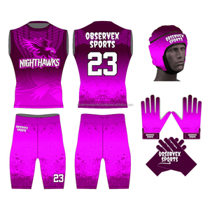 7v7 Flag Football Uniforms Compression Wear Breathable Quick Dry Anti-Bacterial Fully Polyester Sublimated <b>Printed</b> - Product Image 1