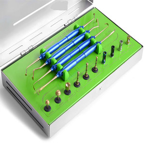 Kit de levage de sinus d'approche latérale et de crête d'implant dentaire de qualité supérieure en acier inoxydable avec bouchons de fraises diamantées revêtus de titane - Product Image 5