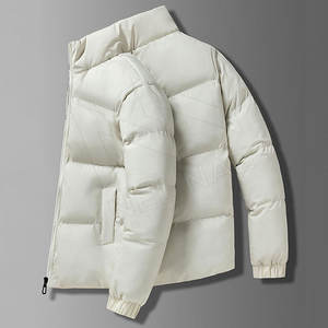 Nouvelle veste polaire d'hiver à impression personnalisée et décontractée vestes gonflées légères - Product Image 6