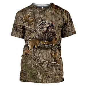 T-shirt de chasse respirant à manches longues pour homme, imprimé camouflage arbre véritable, personnalisé - Product Image 3