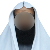 Syal Berkerudung Al Fajar Katun Akrilik Tahan Lama dan Bernapas, Logo Kustom, Penggunaan Luar Ruangan, Pola Kotak-kotak Solid, Etnik