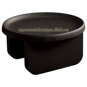 Gran oferta de fábrica, mesa de centro redonda de Metal negro, mesa de centro de nuevo diseño, uso para el hogar en forma y tamaño personalizados, precio al por mayor - Product Image 3
