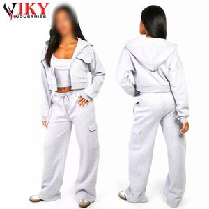 Survêtement évasé pour femmes de haute qualité au design unique de poches cargo BY VIKY INDUSTRIES - Product Image 3