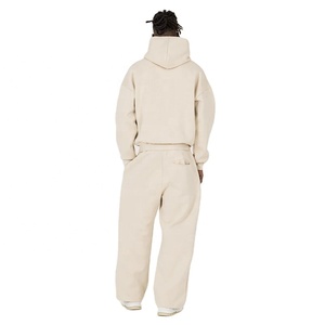 Sweat à capuche de luxe de haute qualité avec impression bouffante pour hommes, pull 100% coton, épaules tombantes, épaules tombantes, pull Boxy surdimensionné, vente en gros - Product Image 2
