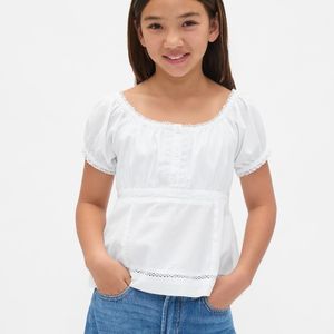 Hauts fantaisie pour filles de qualité supérieure, mélange de coton doux, vêtements de fête élégants, vêtements pour enfants confortables et tendance - Product Image 3