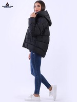 Veste d'hiver en duvet mince avec logo personnalisé pour hommes et femmes Techniques imprimées à capuche et fermeture éclair