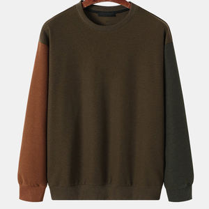 Venta al por mayor Unisex sudaderas de gran tamaño de los hombres de manga larga de algodón liso sudaderas con capucha pulóver sudadera para hombres sudadera de los hombres - Product Image 3