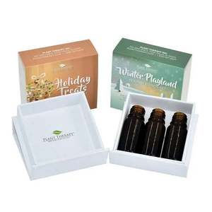 Bombes épingles personnalisation résistant aux enfants filp palette de fard à paupières métallique jaune imprimé boîte d'emballage rigide - Product Image 4