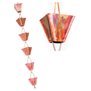Chaîne de pluie en métal, fabricant et exportation de décorations d'extérieur, chaîne de pluie personnalisée en cuivre, acier inoxydable et Aluminium - Product Image 4