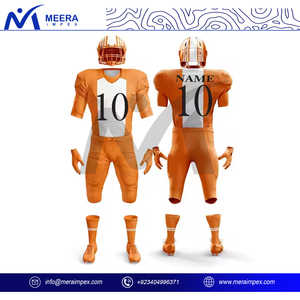 OEM, nuevo diseño, 100% poliéster, uniforme de fútbol americano, estampado transpirable, camiseta de fútbol americano de alta calidad para hombres - Product Image 3