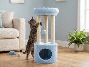 Tour à chat Atlanta Blue Sky avec jeu doux et ludique - Product Image 5
