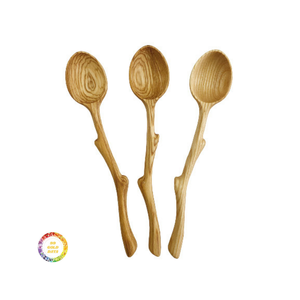 ช้อนไม้สไตล์เวียดนาม2025ดีไซน์ตามหลักสรีรศาสตร์สำหรับร้านกาแฟในบ้านและใช้เป็นของขวัญ - Product Image 2