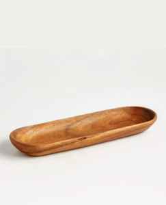 Meilleure vente plateau de service rectangulaire en bois d'acacia de haute qualité nouveau décor à la maison plaque Type plateau pour le salon - Product Image 5