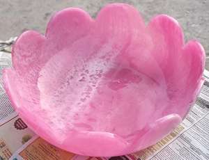 Plateau de service en résine fait main ODM, blanc et noir, texture marbre, motif tourbillon aquatique, design personnalisé, artisanat intemporel TC-662 pour la maison - Product Image 4