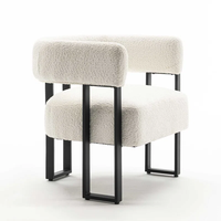 Chaise en fer moderne de luxe personnalisée pour appartement, sous-sol, villa, entrée, parc, salon, usage commercial, hôpital, atelier