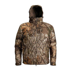 Chaqueta de Caza para Hombre, Softshell, Tejida, con Cremallera, Impermeable, Cortavientos, con Capucha, para Senderismo al Aire Libre, con Logotipo Personalizado en la Parte Delantera, para Todas las Estaciones - Product Image 3