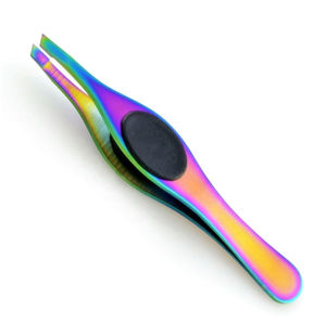 Pinza de Cejas de Acero Inoxidable Puntiaguda Personalizada de Primera Calidad para un Depilado Suave y sin Esfuerzo, Ecológica, Ligera y Reutilizable - Product Image 3