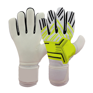Proveedor directo de fábrica Guantes de portero de fútbol profesional Transpirable Antideslizante Ajustable Cuero de alta calidad Logotipo personalizado - Product Image 1