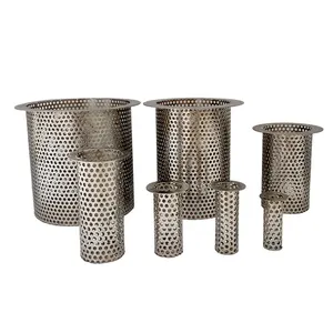 SS 304 316 316L stainless steel micron filter woven wire mesh tube filter with customized size available