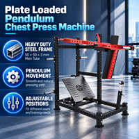 BN Wholesale Plate Loaded Pendulum Chest Press Machine Free Weight Feel Exercise Machine For Private Training Studio
