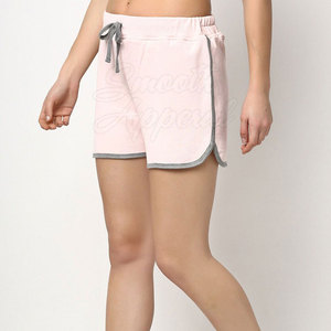 Elegant Women Shorts 100% Cotton Eco-Friendly Soft Breathable Fabric Comfortable Fit <b>Drawstring</b> Waist for Summer Casual Wear - Product Image 6