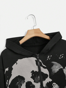 Pull à capuche thermique 100% coton personnalisé en gros pour hommes Sweat à capuche respirant de dernière conception avec vente de techniques de bouffée - Product Image 2