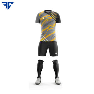 Camiseta deportiva de sublimación Digital personalizable de alta calidad, uniforme de fútbol para adultos de poliéster de primera calidad, conjunto barato con logotipo Unisex - Product Image 5