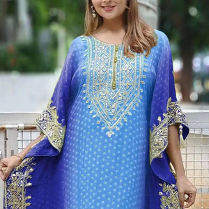 Diseñador indio paquistaní <span class=keywords><strong>Punjabi</strong></span> Kaftan Dhoti Salwar Bollywood Ropa de fiesta Vestido Venta Vestido de ropa de mujer Ropa de boda - Product Image 1