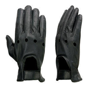 Gants en cuir longs de nouveau style pour hommes Gants Design uni OEM Gants en cuir véritable personnalisés à vendre Manufactures professionnelles - Product Image 3
