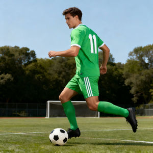 Lightweight <b>Performance</b> American Football Jersey Set Quick Dry Polyester Fabric - Product Image 5