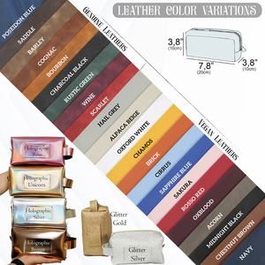 Neceser de Cuero Personalizado, Bolsa de Aseo Hecha a Mano - Product Image 6