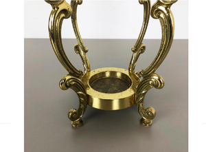 Porte-parapluie en métal avec finition or clair bien poli Parfait pour la décoration intérieure et les accessoires de style antique - Product Image 2