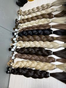 100% naturel vietnamien Super Double dessiné cheveux humains tissage Extension en vrac vague Style matière première numéro de modèle - Product Image 4