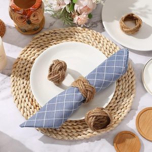 Rond de serviette fait main en gros pour la décoration de table Home Hotel Restaurant dans des tailles personnalisées - Product Image 6