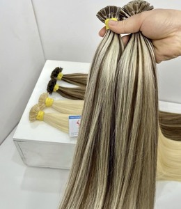 Extensiones de Cabello Humano con Punta Plana de Queratina Pre-Adherida, Cabello Remy Alineado, Liso y Sedoso, Sin Caída, Disponible en Varios Tamaños - Product Image 2