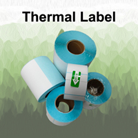 Etiquetas de Código de Barras Térmicas Directas Ecológicas de Primera Calidad para Albaranes Logísticos, Básculas Electrónicas de Supermercado, Tamaños Personalizados, Logotipo Duradero