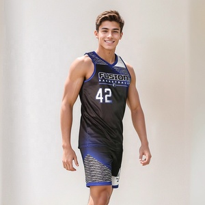 Maillot de basket-ball d'été personnalisé de haute qualité, respirant, grande taille, antibactérien, impression numérique, 100% polyester, sans manches - Product Image 2